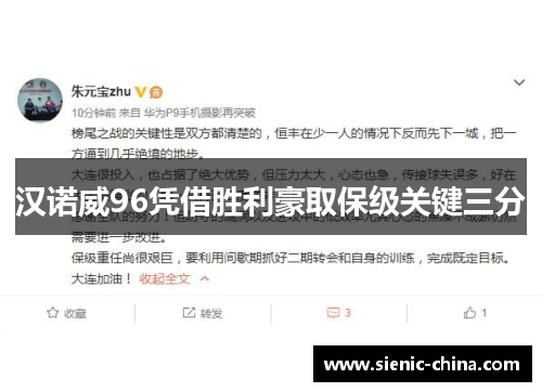 汉诺威96凭借胜利豪取保级关键三分